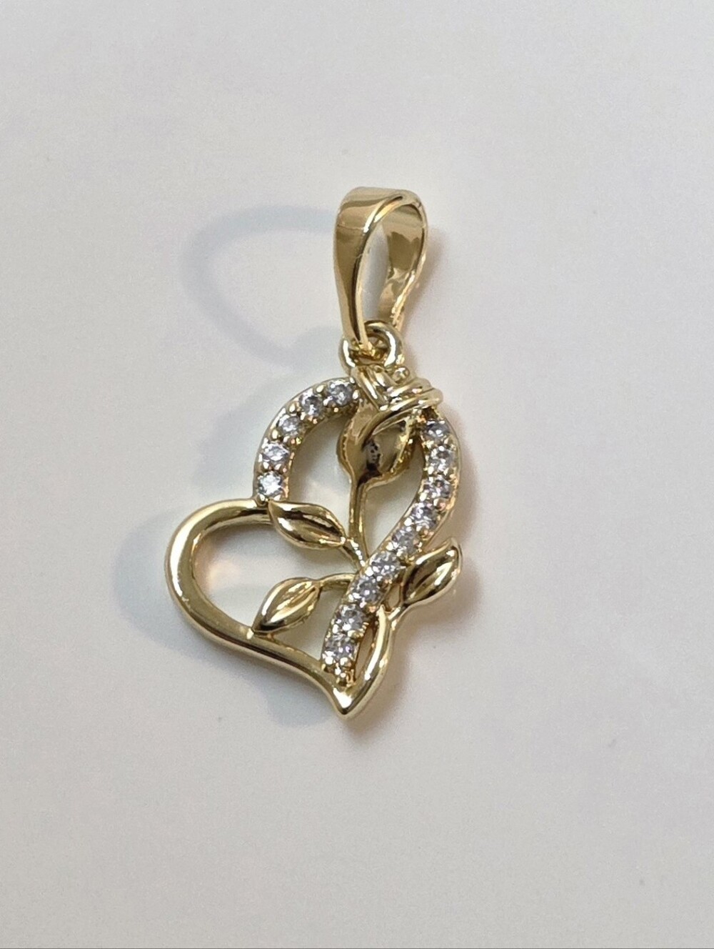 Heart Rose Pendant